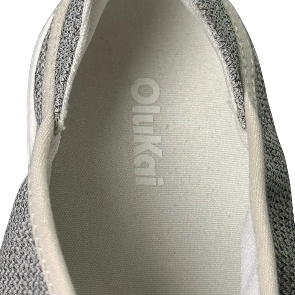 Olukai PEHUEA LI Women's Convertible Heel Sneakers Gray Sz 8 EUR 38